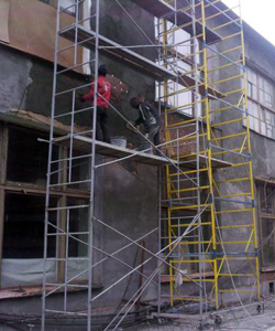 Оштукатуривание, декоративная отделка и восстановление фасада дома